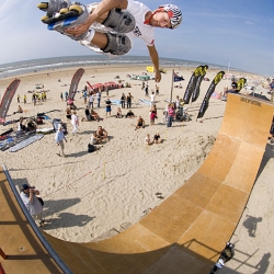 Halfpipe Zandvoor aan Zee